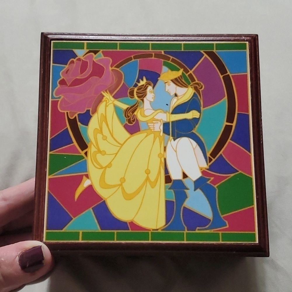 Disney Beauty and the Beast Wooden Box